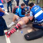 En estado delicado permanece un motociclista por no guardar distancia nicaragua