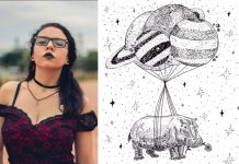 Frida, ilustradora nica apasionada del puntillismo y el rock nicaragua