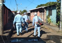 250 viviendas del barrio Francisco Meza en Managua fueron fumigadas nicaragua