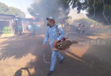 Fumigación en barrio El Riguero garantiza salud a las familias nicaragua