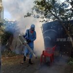 Barrio Bertha Díaz es visitado por jornada de fumigación nicaragua