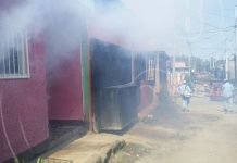 Eliminación del mosquito con fumigación en barrio Hugo Chávez nicaragua