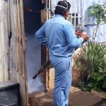 Eliminación de criaderos de zancudos en el barrio 8 de Marzo nicaragua