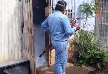 Eliminación de criaderos de zancudos en el barrio 8 de Marzo nicaragua