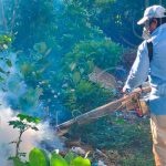 Eliminan criaderos de mosquitos en el barrio Javier Cuadra nicaragua