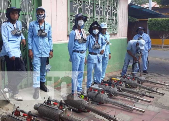nicaragua, managua, monsenor lezcano, salud, fumigacion,