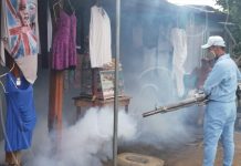 Arduo trabajo de fumigación en Managua para eliminar zancudos nicaragua