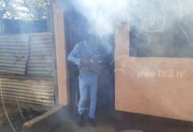 Jornada de fumigación efectiva para la salud en el barrio Milagro de Dios nicaragua