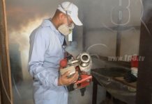 Barrio Nueva Libia abre las puertas para la fumigación del MINSA nicaragua