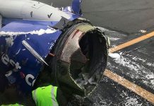 Ordenan revisión de motores tras explosión en avión de EE.UU estados unidos