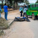 Imprudencia al conducir deja un motociclista lesionado en Jalapa jalapa