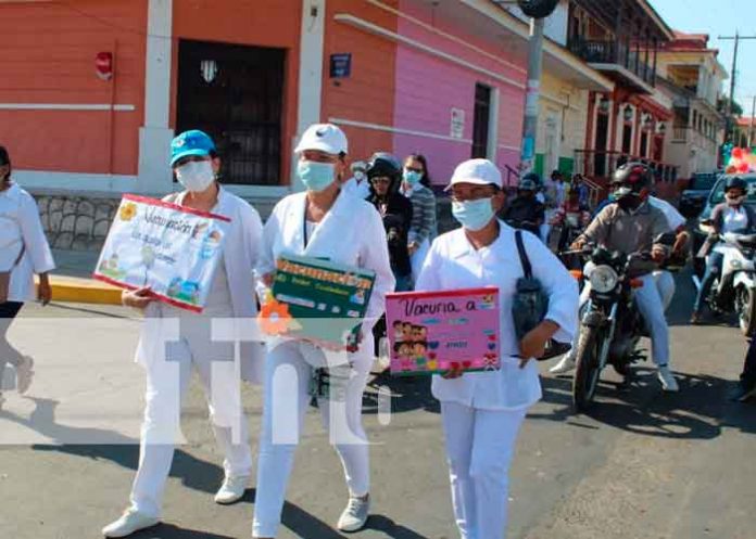 g3 nicaragua, granada, minsa, jornada de vacunacion, salud,