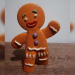 Un perro luchó por una probadita a la «viviente galleta de jengibre» videos