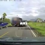Irresponsabilidad de camionero casi provoca tragedia en Matagalpa nicaragua