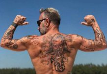 En bikini y tacones, Gianluca Vacchi se une al Kiki Challenge italia