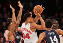 Con 24 de Antetokounmpo, Bucks doblegan a 76ers