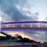 Puente peatonal Saratoga y El Doral permitirán una circulación  ordenada nicaragua