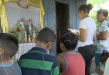 Familia de Esquipulas mantiene tradición de honor a la Virgen María nicaragua