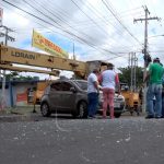 Accidente entre bus y grúa se registra en Bolonia accidente de transito