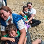Guatemala dispersa con violencia a caravana de migrantes hondureña guatemala