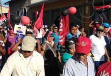Familias realizan caminata en conmemoración de los héroes y mártires de Nandaime nicaragua