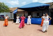 Estudiantes de Managua celebran la patria con festival cultural nicaragua