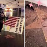 ‘Hulk’ destruye la estrella de Trump en el Paseo de la Fama de Hollywood heroe noruego