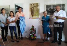 Develan fotografía del Gral. Miguel Ángel Orthes en Paseo Xolotlán nicaragua