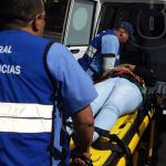 Bomberos rescatan a mujer tras accidente en Managua nicaragua