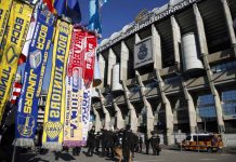 Hinchas de River y Boca se preparan para la final en Madrid river plate