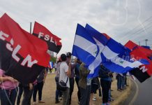 Clamor por paz y trabajo en la Rotonda El Periodista nicaragua