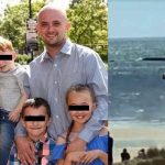 Hombre logra salvar a sus 3 hijos del mar y muere ahogado en Gales rescate