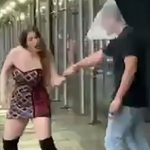 Le puso un cono «como perro» para que no viera a otras mujeres video viral