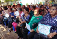 Acto en conmemoración a docentes en Colegio Modesto Armijo, en Managua nicaragua