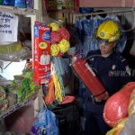 Bomberos realizan inspección en el mercadito de San Judas nicaragua