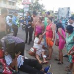 Taxista por aventajar manda grave a tres personas al hospital nicaragua