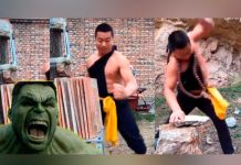 Asiático destruye bloques de piedra con sus brazos y lo comparan con Hulk reino unido