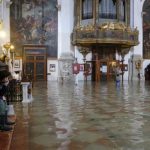Basílica antigua en Venecia resulta dañada por inundaciones europa