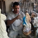 Imágenes de la Virgen María ya se están comercializando en Managua nicaragua