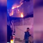Mujer en estado de ebriedad rocía gas y prende fuego a una cuartería en Managua nicaragua