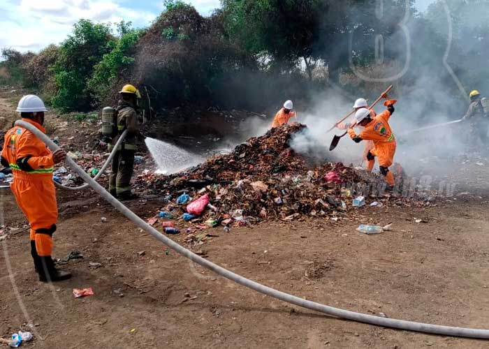 incendio-basura-1 nicaragua
