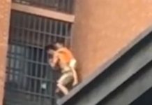 ¡Spider-Man asiático! Hombre salva a su sobrino de morir en un incendio china