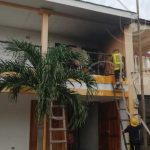 Vivienda de dos pisos sufre daños por incendio en Granada nicaragua