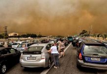 Grecia redobla fuerzas contra incendio en reserva natural europa