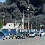 Impactantes imágenes del incendio de maquiladora en México mexico