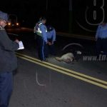 Indigente muere atropellado en el Km 15 de la carretera sur nicaragua