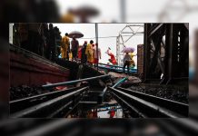 FOTOS: Colapso de puente en la India deja al menos 6 heridos india