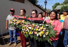 Conmemoran en León la caída de Luisa Amanda y Enrique Lorente nicaragua