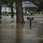 Desborde de ríos en varias comunidades del sur de EEUU estados unidos