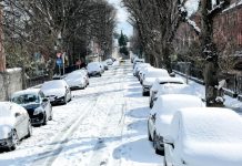 La nieve causa graves estragos en el Reino Unido e Irlanda